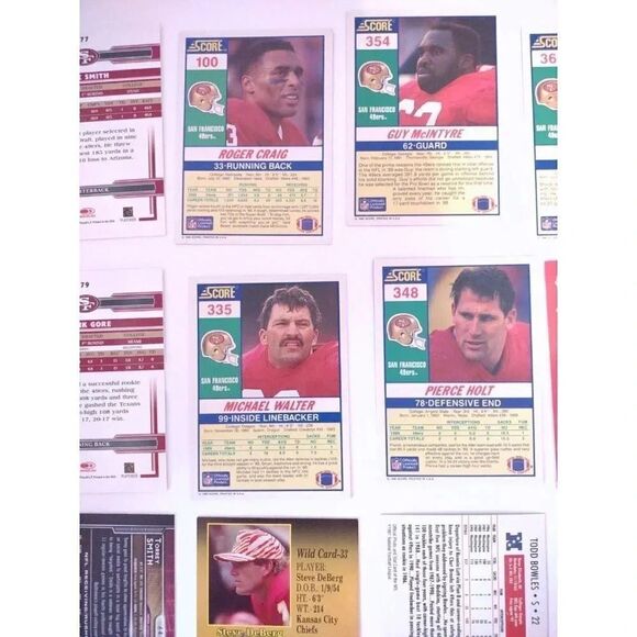 San Francisco 49ers Card Lot of 17 - Picture 6 of 11